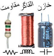 انرژی خازن و مقاومت و القاگر