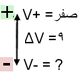 مثال پتانسیل پایانه باتری